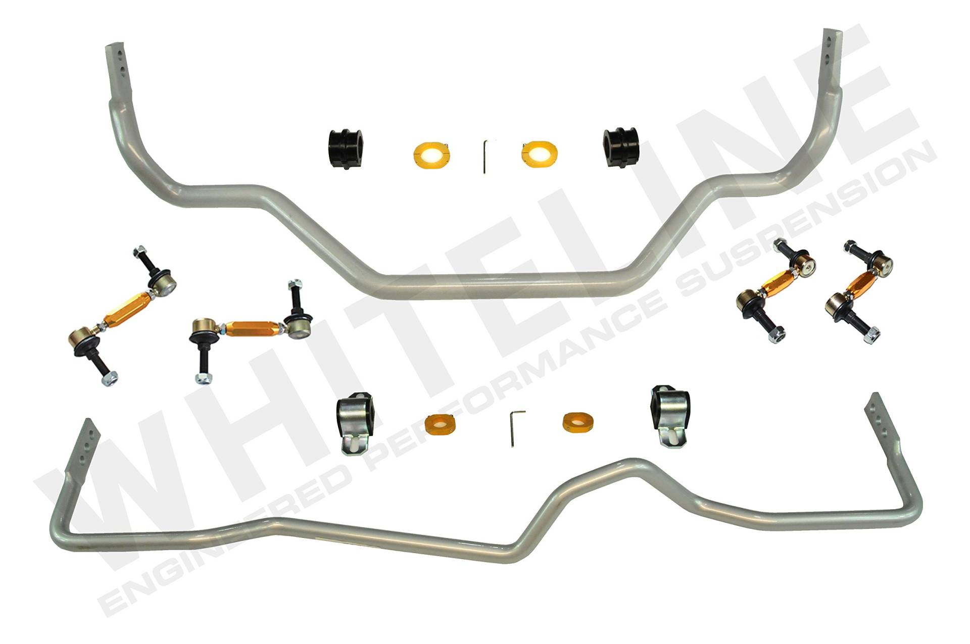 Whiteline BNK006 Swaybar Kit vorne (33 mm) und hinten (20 mm), passend für Nissan 350Z 03-09 von Whiteline