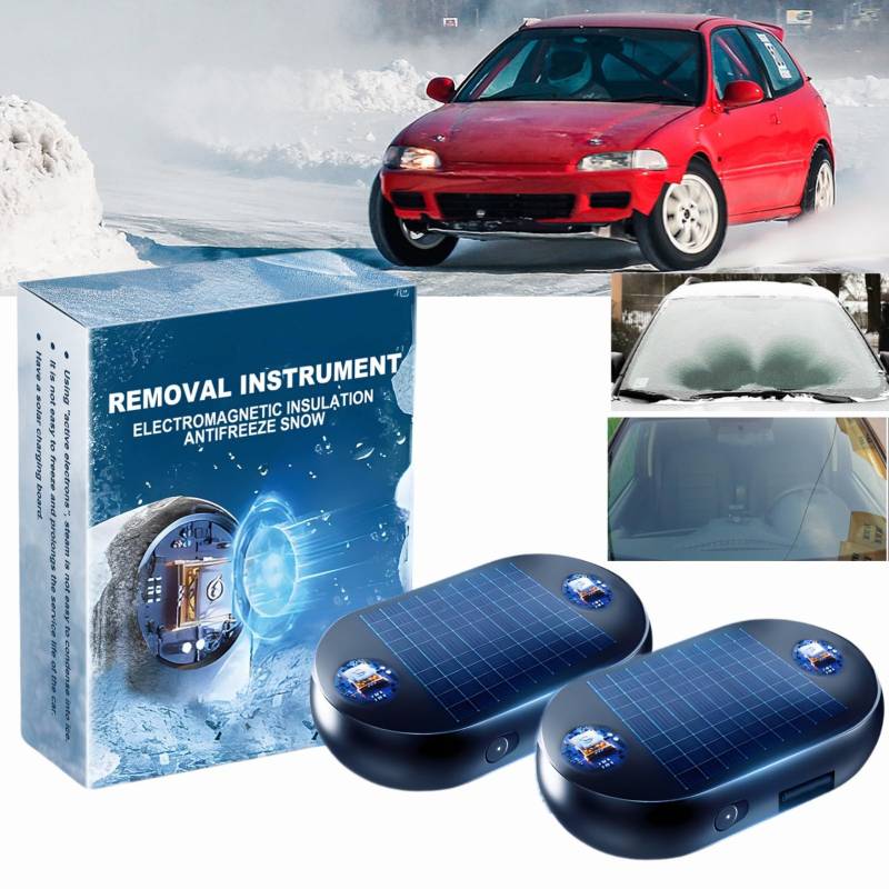 Auto Enteiser Elektromagnetische, Mikrowellen Molekular Enteisung Instrument, Elektromagnetische molekulare Interferenz Frostschutzmittel Schneeräumungswerkzeug (2PCS) von Whnnssw