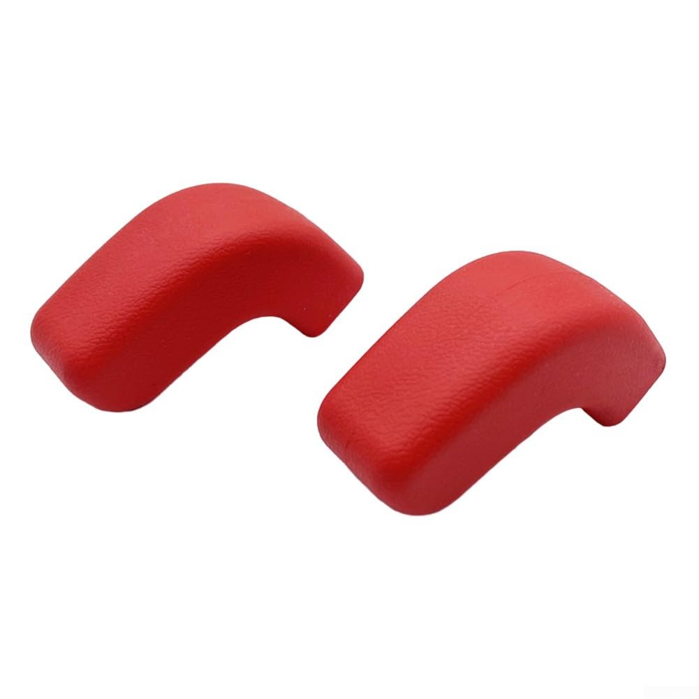 Auffällige rote und schwarze Abschlepphakenabdeckungen für Jeep für Wrangler für JK für JL 2007 2023 (rot) von Whychstore