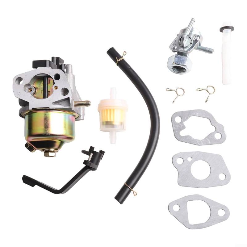 Kompatibles Vergaser-Kit für Honda EM1600X EM1800X Generatoren, entworfen für GX160 und inkl. Kraftstoffabsperrventil und Dichtungen von Whychstore