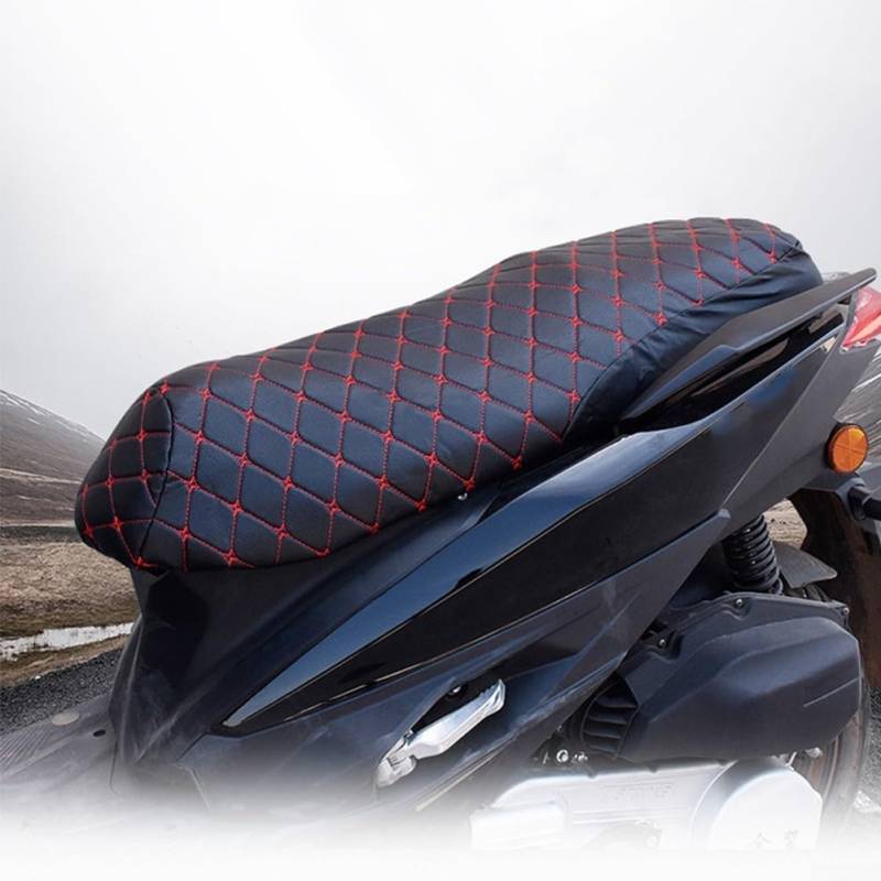 Whychstore Schützender Motorrad-Sitzkissenbezug aus 3D-Leder mit Anti-Rutsch-Funktionen für sicheres Fahren (M) von Whychstore