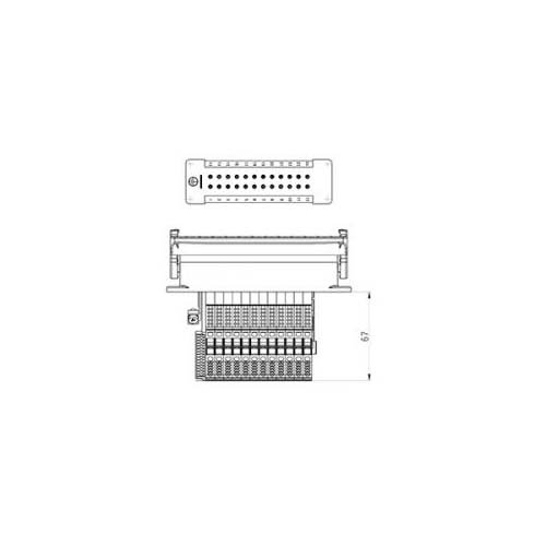 Wieland 71.945.2453.3 Adapter Bornas Bas gaeshrb24 4 0 50, Pack 10 von Wieland