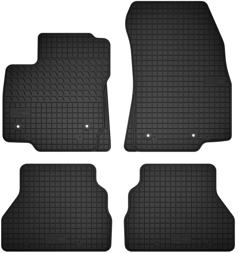 Wielganizator Automatten-Set – Passend für Ford B-Max (2012-2017) – Gummimatten – Autozubehör – Auto Fußmatten – 4-teilig – Schwarz von Wielganizator