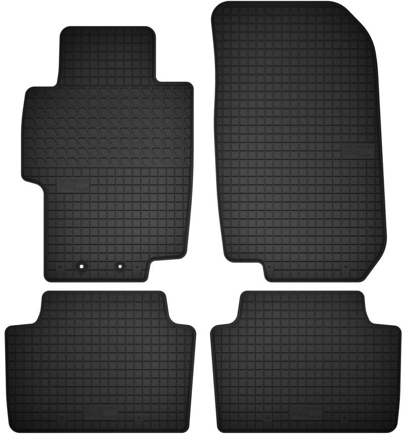 Wielganizator Automatten-Set – Passend für Honda Accord VII (2002-2008) – Gummimatten – Autozubehör – Auto Fußmatten – 4-teilig – Schwarz von Wielganizator