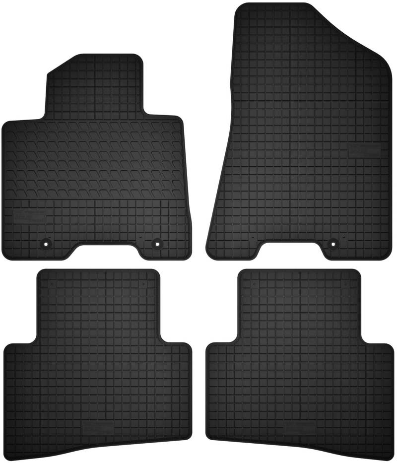 Wielganizator Automatten-Set – Passend für Hyundai Tucson III (2015-2020) – Gummimatten – Autozubehör – Auto Fußmatten – 4-teilig – Schwarz von Wielganizator