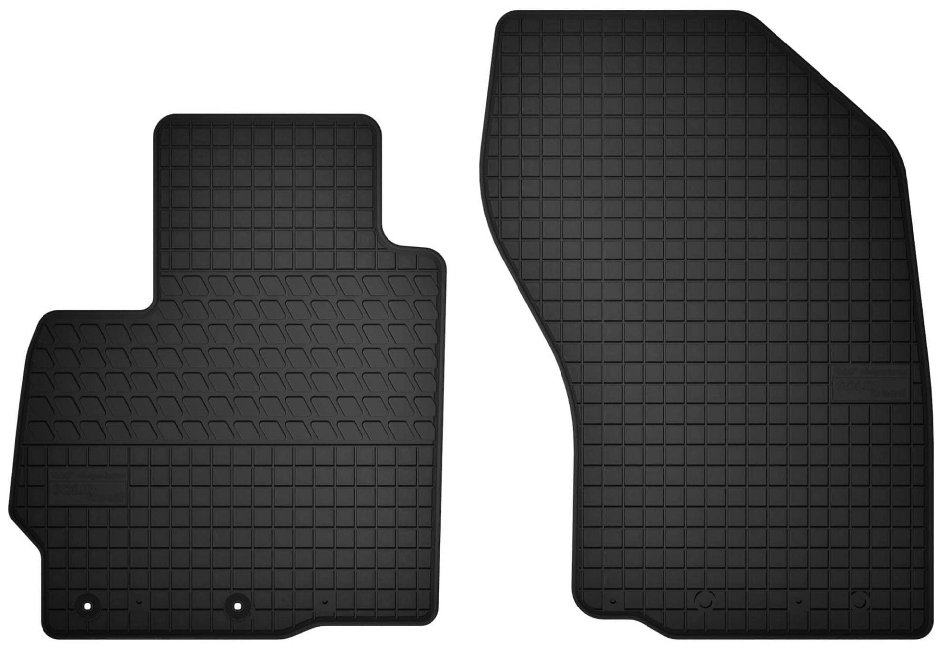 Wielganizator Automatten-Set – Passend für Mitsubishi ASX (2010-2018) – Gummimatten – Autozubehör – Auto Fußmatten – 2-teilig – Schwarz von Wielganizator