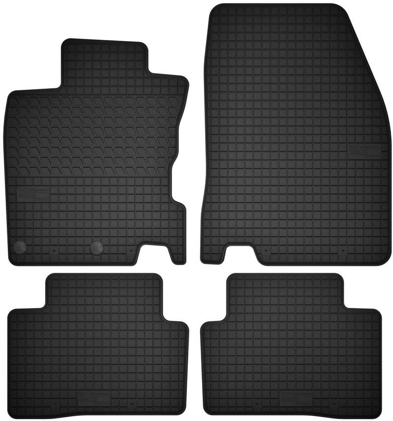 Wielganizator Automatten-Set – Passend für Nissan Qashqai II J11 (2013-2021) – Gummimatten – Autozubehör – Auto Fußmatten – 4-teilig – Schwarz von Wielganizator