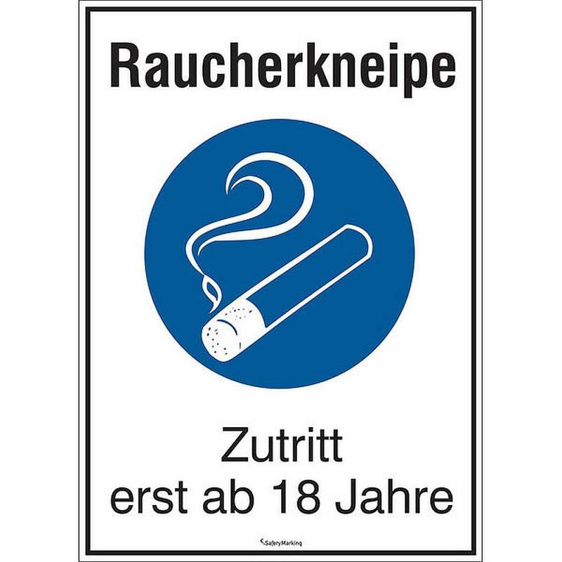 WildeBabsKLBT 11cm 2Stück Hochwertige Schild Aufkleber-Folie Sticker Decal Raucherclub Hier Rauchen erlaubt Raucherzone Bitte draußen S841 von WildeBabsKLBT