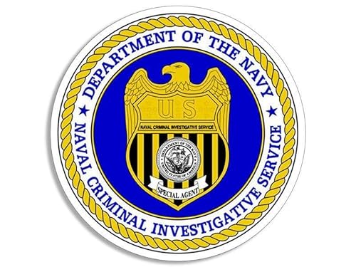 WildeBabsKLBT 11cm Hochwertiger Auto-Aufkleber Sticker Decal Autoaufkleber Aufkleber-Folie Wetterfest Navy NCIS Naval Criminal Investigative Service F1170 von WildeBabsKLBT