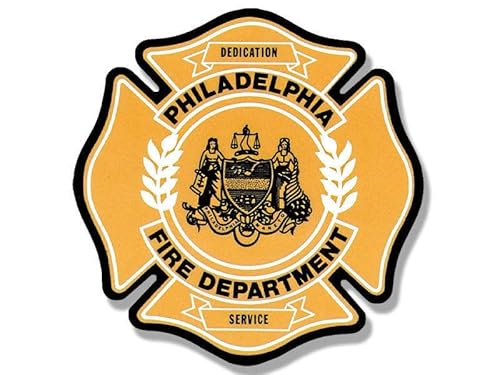 WildeBabsKLBT 11cm Hochwertiger Auto-Aufkleber Sticker Decal Autoaufkleber Aufkleber-Folie Wetterfest Philadelphia Fire Department Dept. Feuerwehr F1860 von WildeBabsKLBT