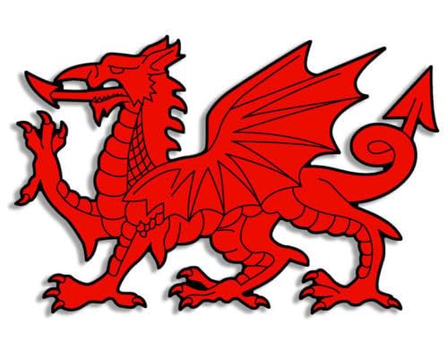 WildeBabsKLBT 11cm Hochwertiger Auto-Aufkleber Sticker Decal Autoaufkleber Aufkleber-Folie Wetterfest Rot Red Drache Dragon Welsh United Kingdom Uk F1866 von WildeBabsKLBT