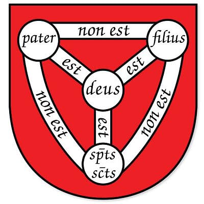 WildeBabsKLBT Shield Trinity Christian K1226 Hochwertiger Premium Auto-Aufkleber Sticker Decal Autoaufkleber Aufkleber-Folie 12cm von WildeBabsKLBT