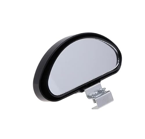 1 stück Einstellbare Toter Winkel Spiegel Konvexe Spiegel Parken Klare Zone Weitwinkel Umkehrglas Rückspiegel 10,5 * 5,5 cm(Black) von Wildeep