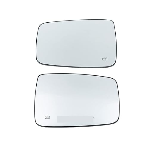 Links/Rechts Auto Rückspiegel Glas Beheizter Flügel Klar Tür Seite Rückansicht for Dodge Ram 1500 2500 2009-2019 Auto Außenteile(1 Pair) von Wildeep