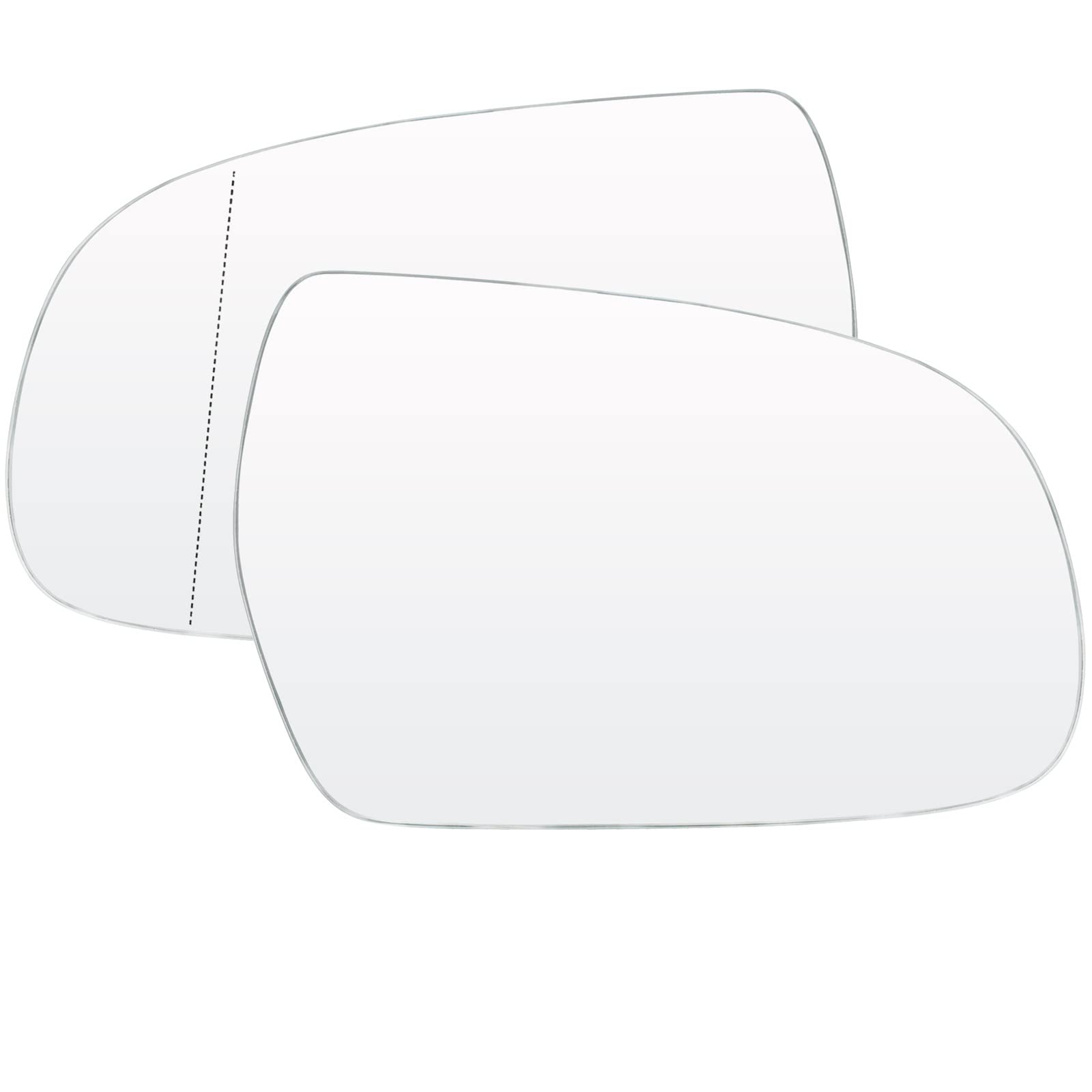 Spiegelglas for A3 2010–2013 A4 B8.5 B9 2013–2016 A5 2010–2016 links rechts Fahrer Beifahrerseite Türflügel Spiegelglas beheizt Chrom(Left Right) von Wildeep