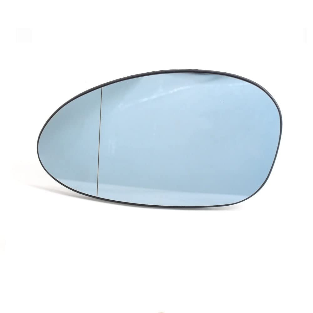 Spiegelglas for E90 Spiegel beheizt Seitenspiegelglas Rückspiegel for E90 E91 E92 E93 M3 Style E80 E81 E87(Left-Blue) von Wildeep