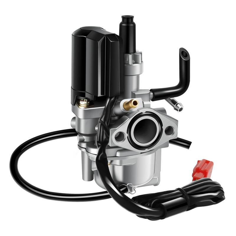 Wilktop 17mm Vergaser, Roller Vergaser Motorrad Carburetor mit E-Choke 2-Poligern Anschluss von Wilktop