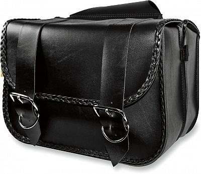 Willie & Max Luggage Braided Tour, Satteltaschen - Schwarz von Willie & Max Luggage