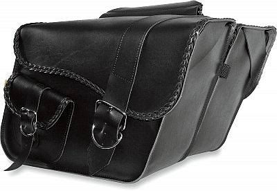 Willie & Max Luggage Ranger Braided, Satteltaschen - Schwarz von Willie & Max Luggage