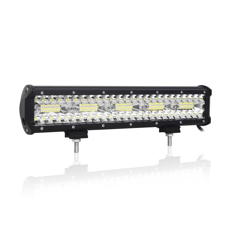 Willpower 15 Zoll 38CM 300W Led Arbeitsscheinwerfer Bar Led Scheinwerfer 12V 24V Wasserdicht Flutlicht Spot Combo Led Bar für Offroad Auto Traktor Zusatzscheinwerfer Rückfahrscheinwerfer Lightbar von Willpower