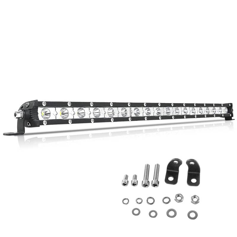 Willpower 20'' 51CM 90W Led Arbeitsscheinwerfer Bar Strahler Led Scheinwerfer 12V 24V Zusatzscheinwerfer Auto Wasserdicht Rückfahrscheinwerfer Led für Traktor Offroad SUV ATV von Willpower