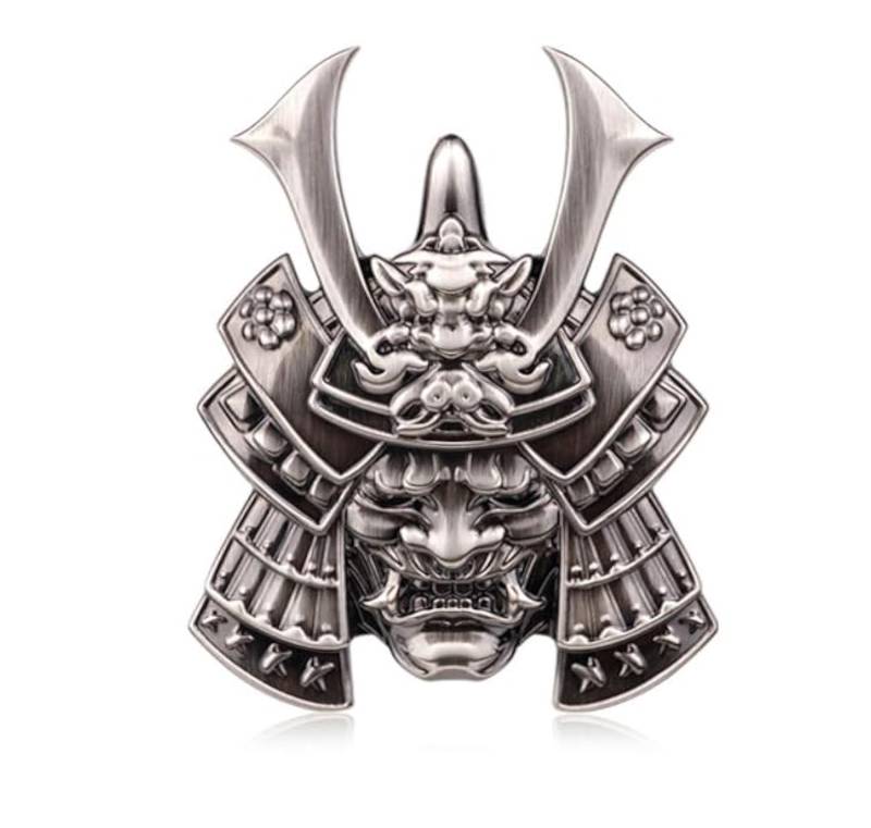 Willump Totenkopf, Samurai aus Metall, Autos aus Metall, Helm Eines Samurai, Helm Eines Dämons, Motorradmarke von Willump