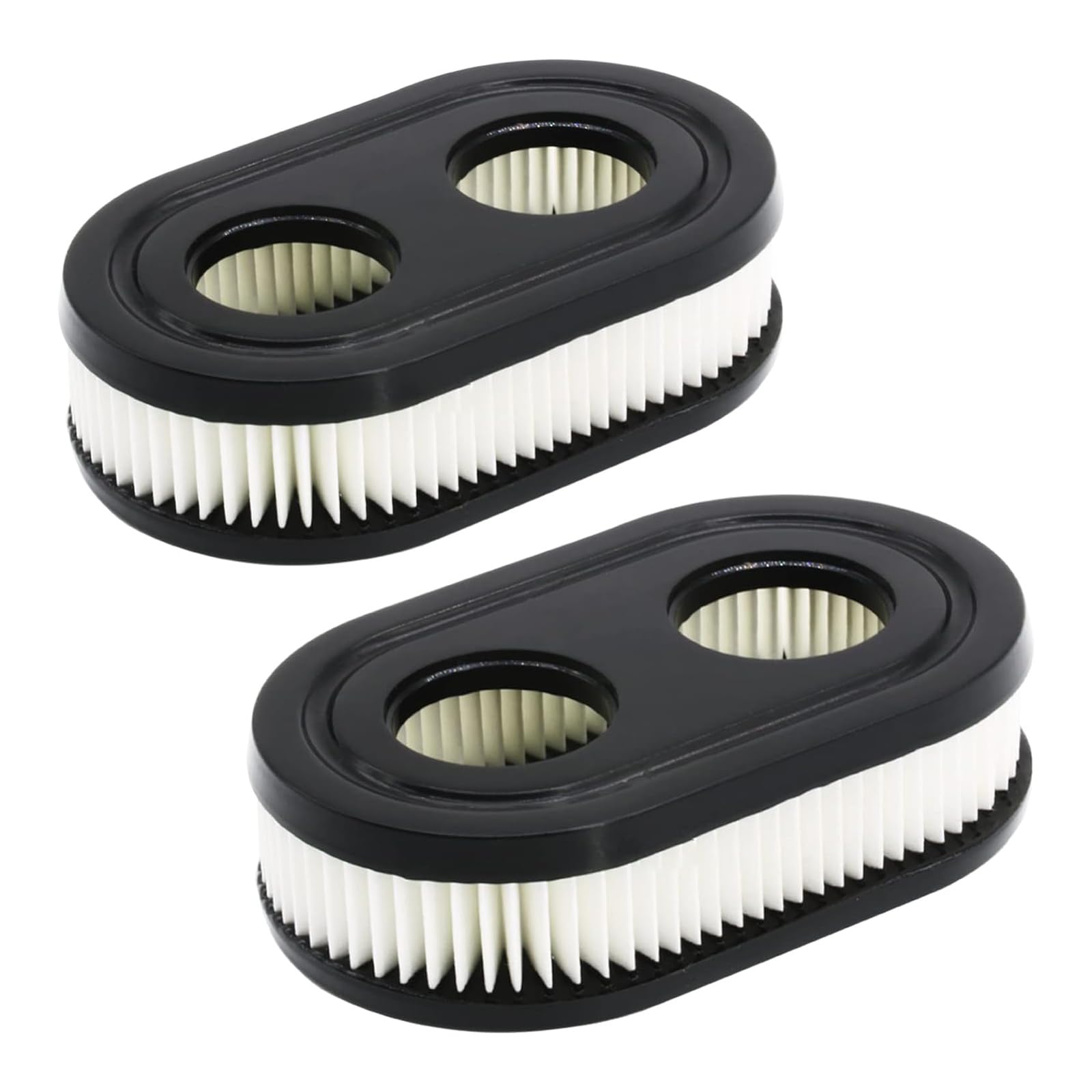 Wilsonzin 2 Stück Luftfilter, Rasenmäher Luftfilter Kompatibel mit Motoren 798452 593260, Rasenmäherfilter Ersetzen Luftfilter Rasenmäher Ersetzt 798339 798452 593260 093000er 09P0000er von Wilsonzin