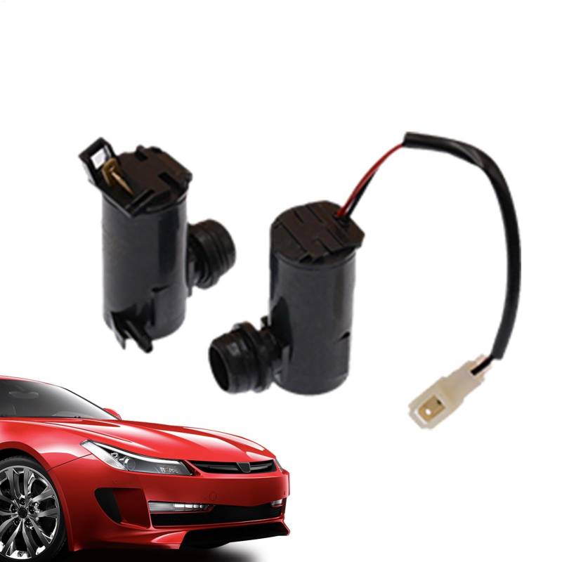 Wimnqie Scheibenwascher-Motorpumpe, Auto-Frontscheibenwascher-Pumpe - Hochfeste Scheibenwaschpumpen,Robuste Scheibenwischer und -wascher, 12 V/24 V, Autowaschzubehör von Wimnqie