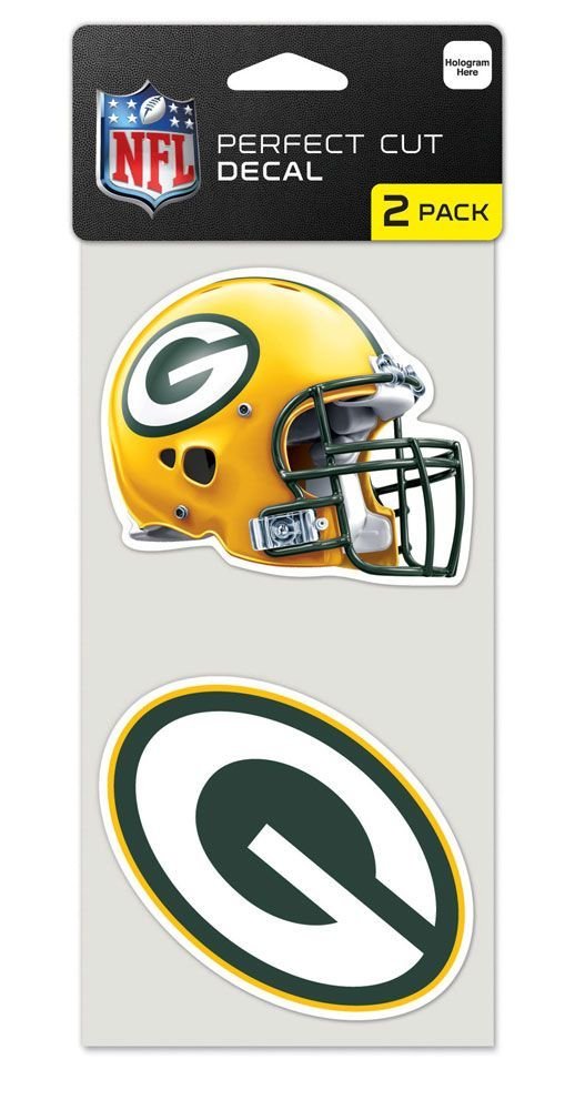 Wincraft Kansas City Chiefs 2er Set gestanzten Abziehbilder Packer Green Bay von Wincraft