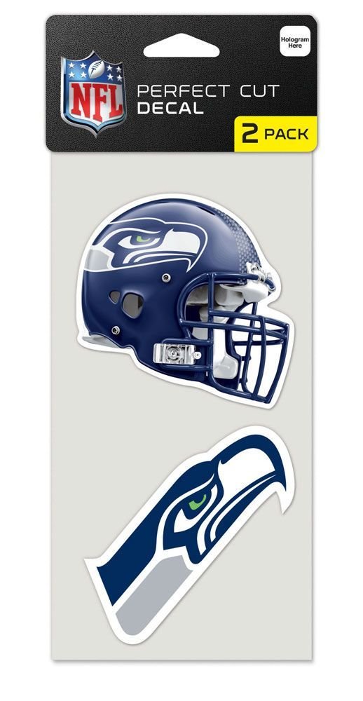 Wincraft Schnitt Abziehbilder Seattle Seahawks Kansas City Chiefs Satz 2 der von Wincraft