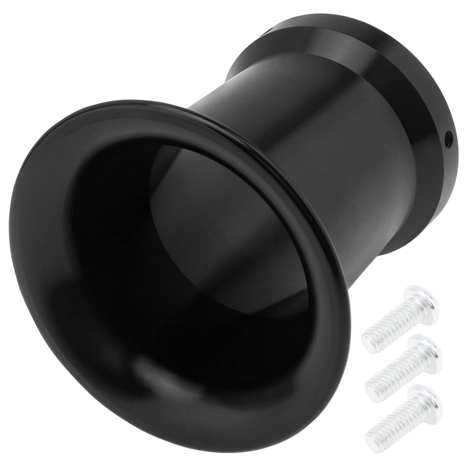 Windance Luftfilter aus Aluminiumlegierung für Vergaser Trompete Trichter für PE VM 21mm/24mm/26mm (Schwarz) von Windance