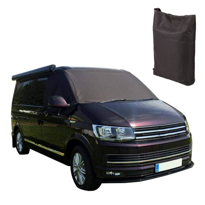 WingFly Frontscheibenabdeckung Windschutzscheiben Abdeckung 600D Oxford-Tuch Frontscheibe Wrap Cover Auto Frontscheibe Fenster Sonnenschutz Verdicken für V-W T6 von WingFly