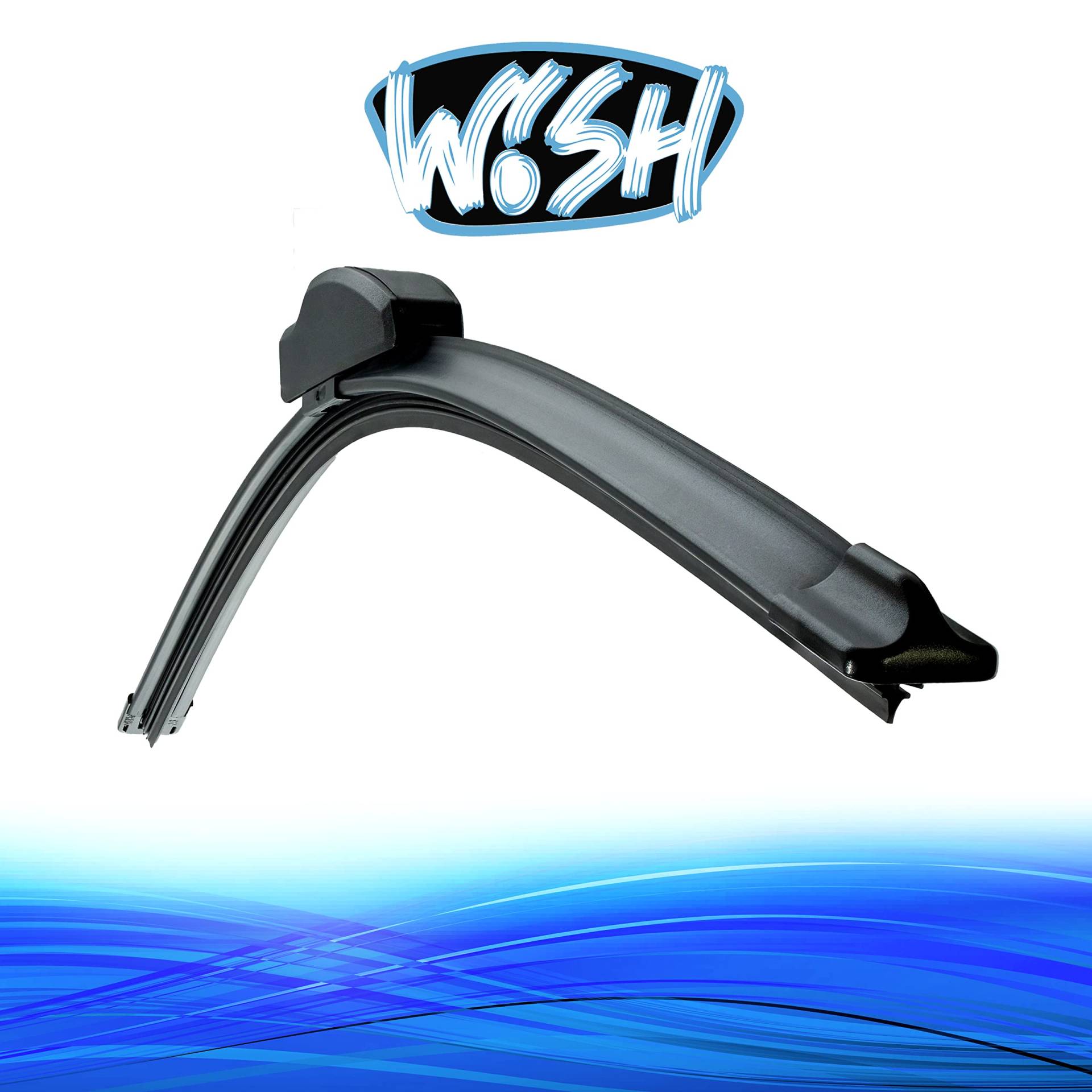 Wish® Excellence Premium Front Scheibenwischer Länge: 21" 530mm Wischblatt Vorne Flachbalkenwischer EP21 von Wish