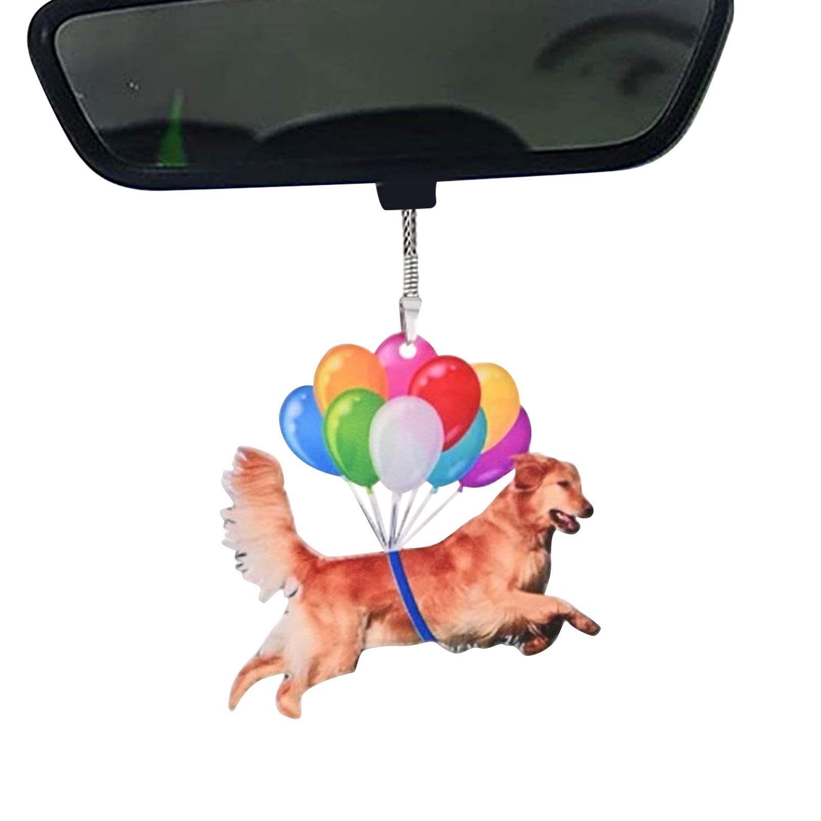 Bunter Ballonanhänger - Bunter Aufhänger für Auto-Rückspiegel | Ballon Tier Dekor Auto Spiegel Zubehör Ornament Home Decor Anhänger von Wisylizv