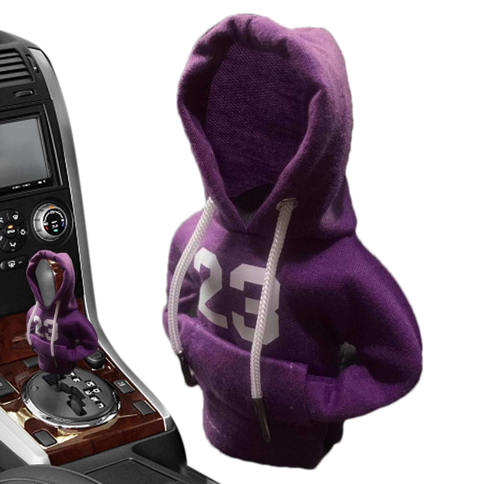 Gear Shift Hoodie, Hoodie für Auto-Shifter - Lustiges Auto-Schaltknauf-Pullover-Shirt | Rutschfestes Winter-Warm-Schaltknauf-Pullover-Shirt, verstellbares Automobil-Innenzubehör für Auto-Schalthebel von Wisylizv