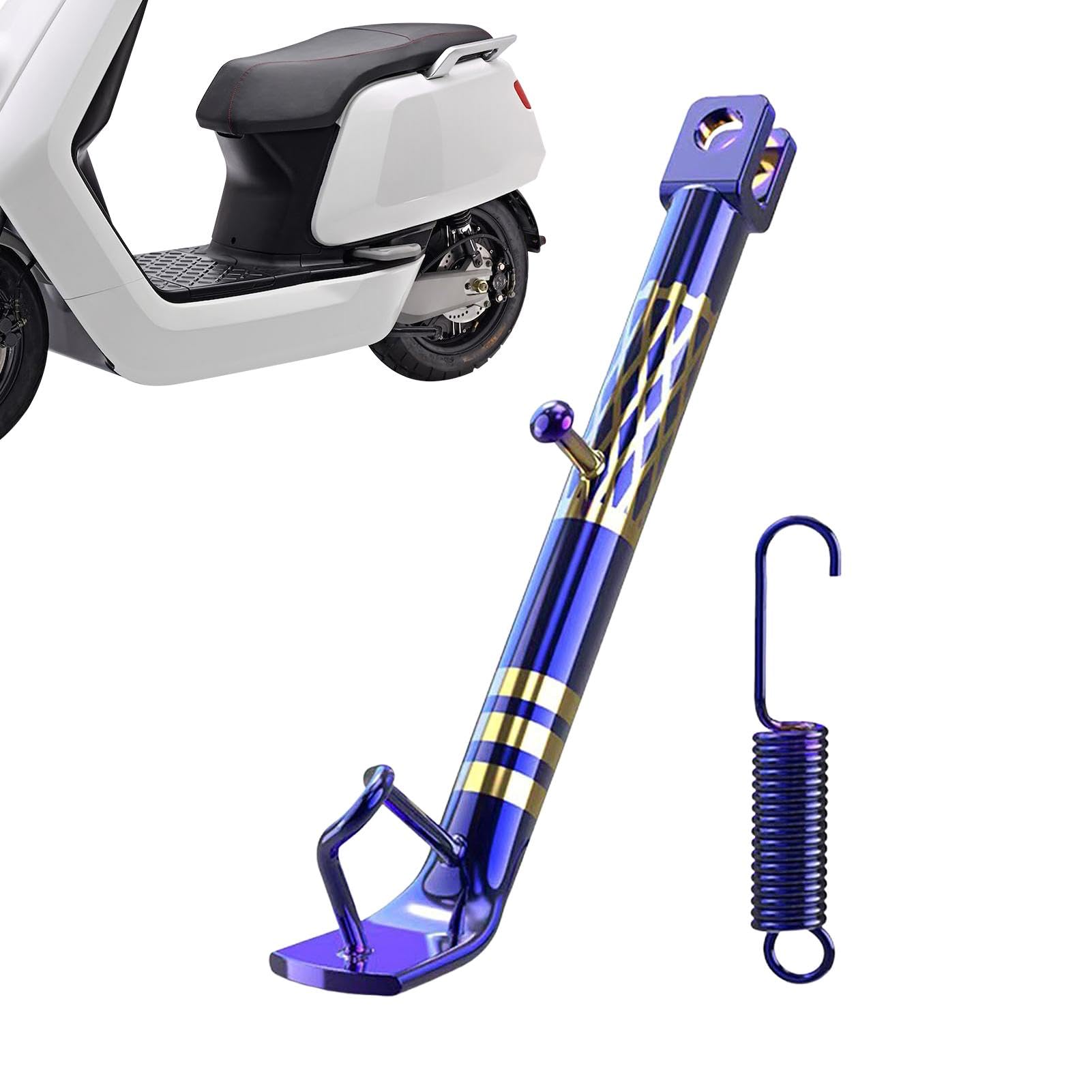 Motorrad Kickstand - Motorrad Stützständer Kickstand Zubehör - Stabile Stabile Parkfußstütze für Geländewagen Motorräder von Wisylizv