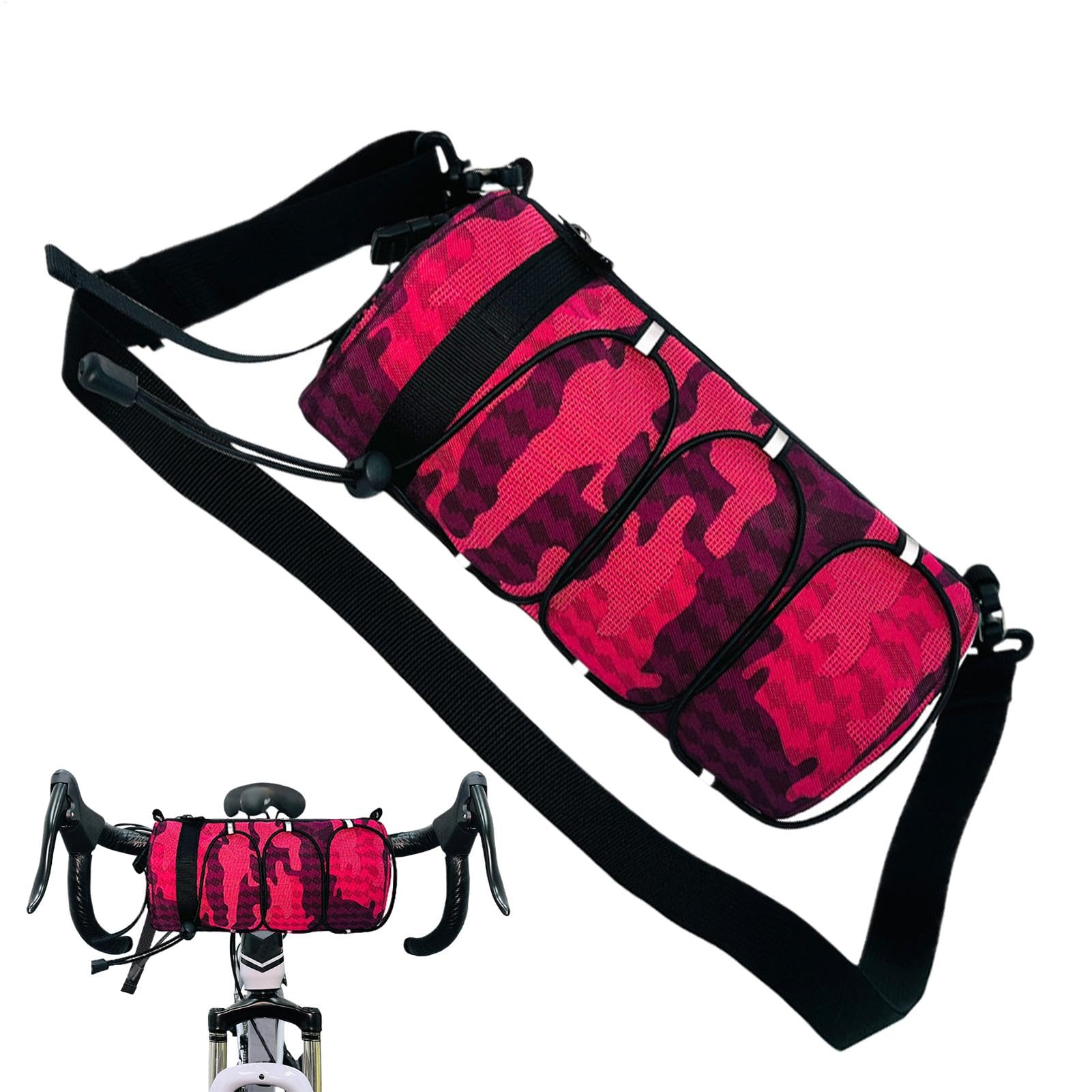 Wisylizv Fahrrad-Front-Aufbewahrungstasche, große Kapazität, Fahrrad-Fronttasche, Schultertasche, wasserdichte Rennradtasche, Fahrradtasche für Motorrad, Mountainbike von Wisylizv