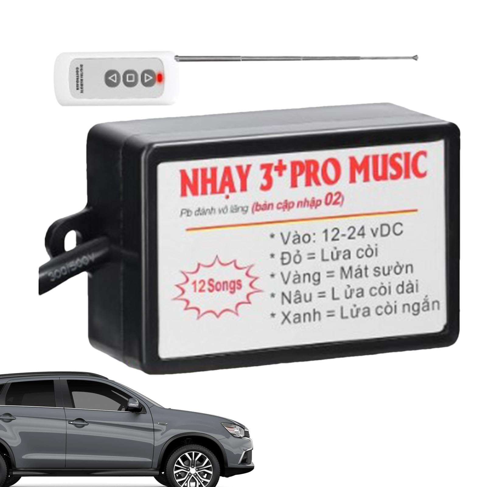 Control Box Music Speaker | Car Sound Control Unit | Car Electric Speaker Horn Controller | Controller Nhay 3 Pro Music Fast 12v24v | Speaker Relay for Truck Car Motorcycle Tuning Box von Wiuejg