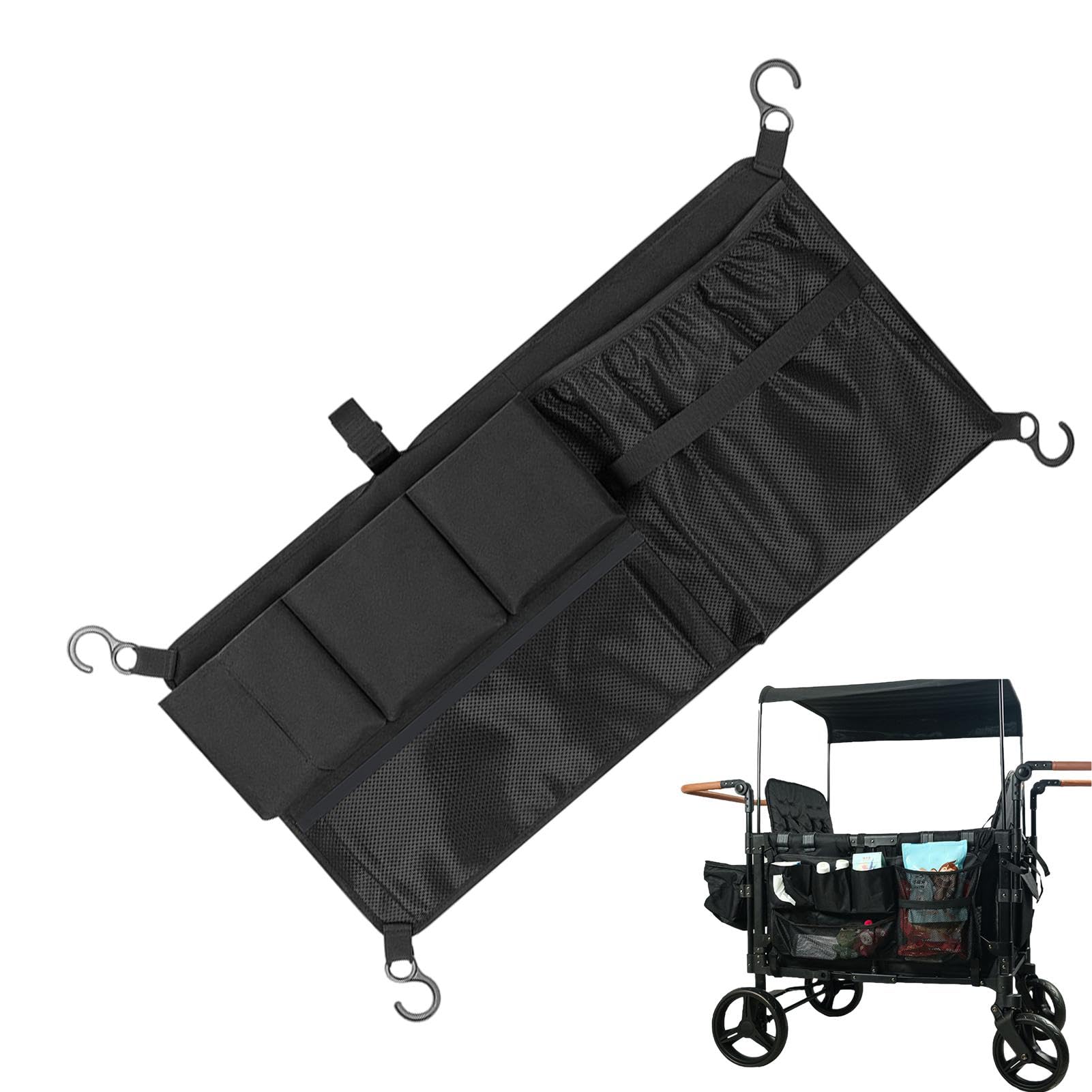 Stroller Wagons Cargo Net, Wagons Cargo Net, Wagons Net, Multi Purpose Sorting Net Bag, Stroller Cargo Storage Net with Pocket, Stroller Mesh Storage Organizer for Camping Adventure, Shopping, Beach von Wiuejg