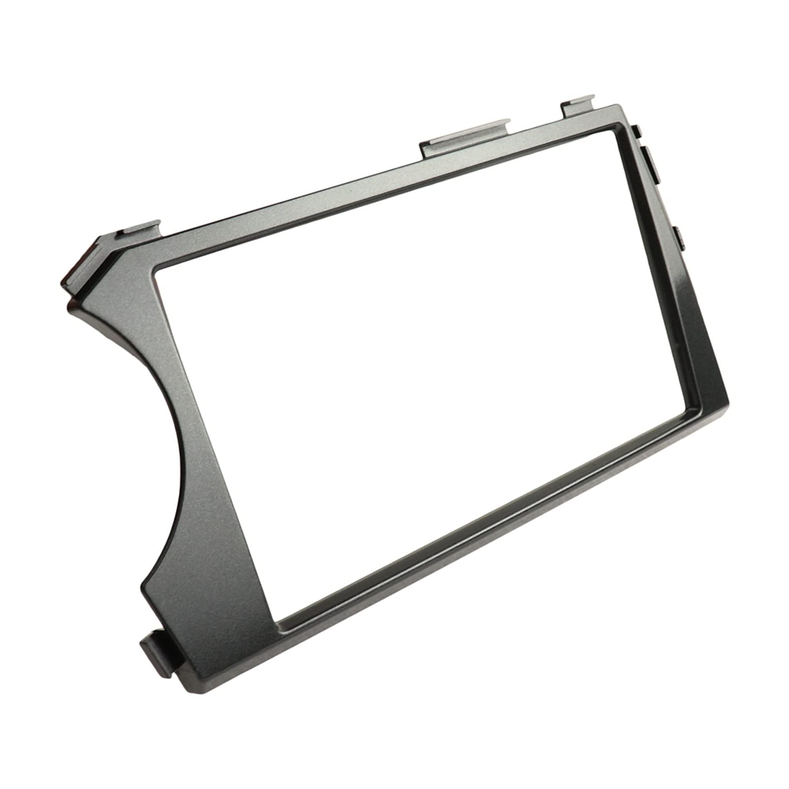 Armaturenbrett-Radioanzeige, Wivplex 2 Din Audio Fascia Radio GPS DVD Stereo CD Panel Dash Mount Installation Trim Kit Rahmen, for Ssang Yong, for Actyon 2006-2009 Kyron 2005 On(Left Drive,178X100mm) von Wivplex