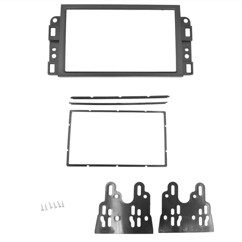 Armaturenbrett-Radioanzeige, Wivplex 2-Din-Autoradio-Blende, for Chevrolet, Aveo Epica Lova Captiva Gentra Blende, DVD-Player-Rahmen, Stereo-Einbau-Verkleidungsset von Wivplex