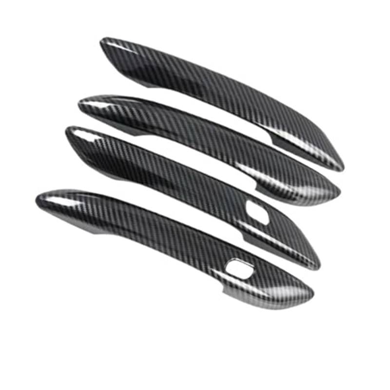 Außentürgriff, Wivplex For Hyundai, I20 Zubehör BC3 BI3 MK3 2022 2021 2020 Carbon Faser Türgriff Abdeckung Trim Set Auto Styling von Wivplex