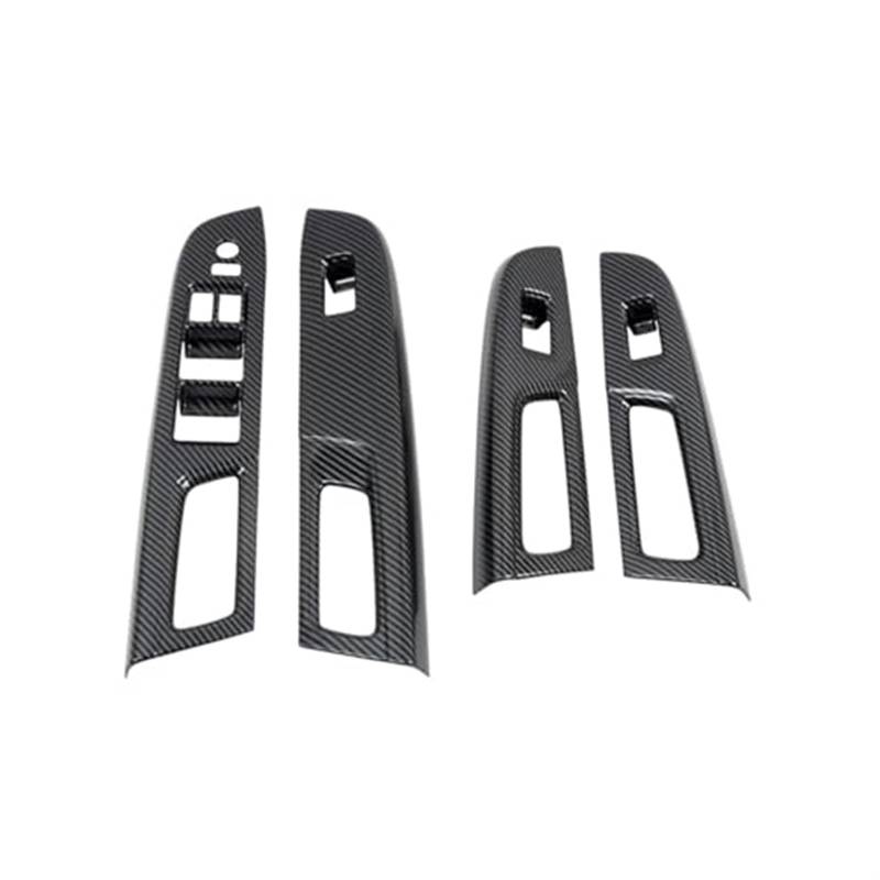 Kfz -Fensterschalter Trim, Wivplex Fensterglas-Hebeknopf-Zierschalterabdeckung, Türarmlehnenverkleidung, for Subaru, WRX/WRX STI 2015-2020 RHD-Fenstersteuerungsverkleidung von Wivplex