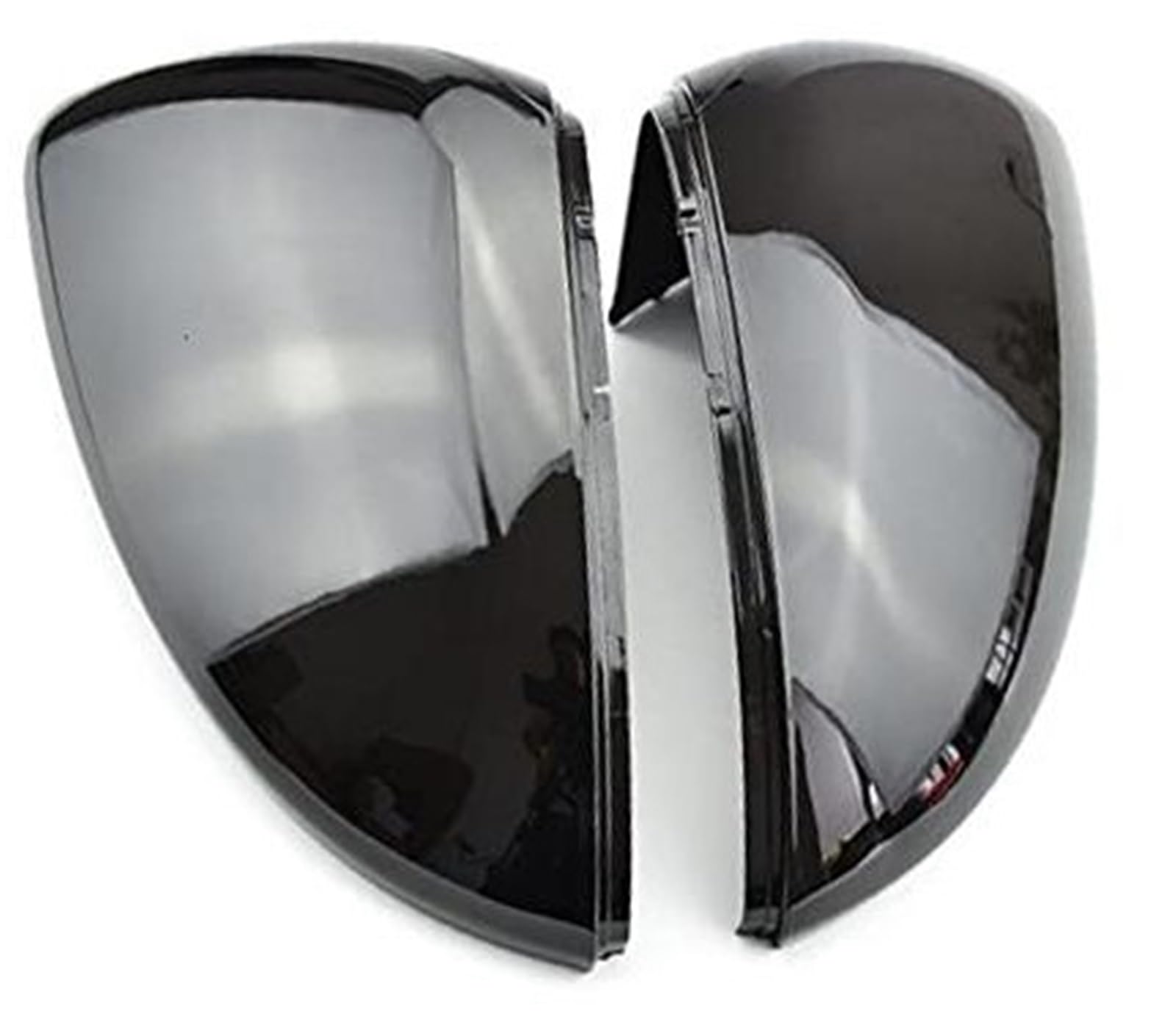 Spiegelverkleidungsabdeckung, Wivplex Rückspiegelabdeckung, Seitenflügel, Rückspiegelgehäuse, glänzend schwarz, for VW, for Golf, 7 MK7 MK7.5 GTI R GTE GTD 2013–2018(BLACK Bright black) von Wivplex