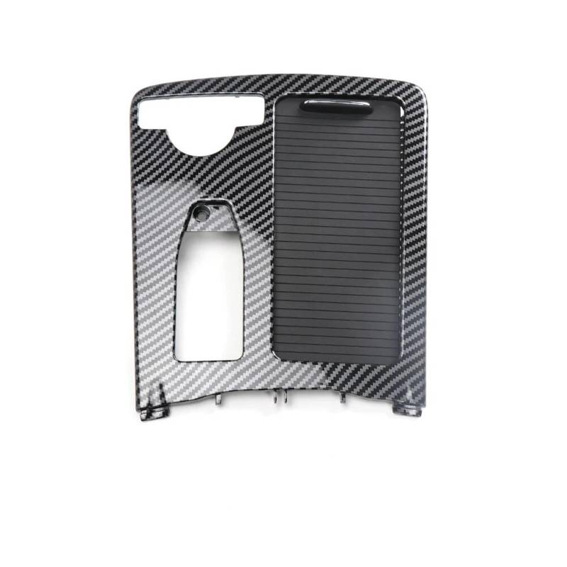 Wivplex, for Mercedes, W204 W207 W212 Kohlefaser Mittelkonsole Getränkehalter Abdeckung Armlehne Aufbewahrungsbox Rollo, for Benz, CE-Klasse Becherhalter-Rollenabdeckung(1 Set) von Wivplex