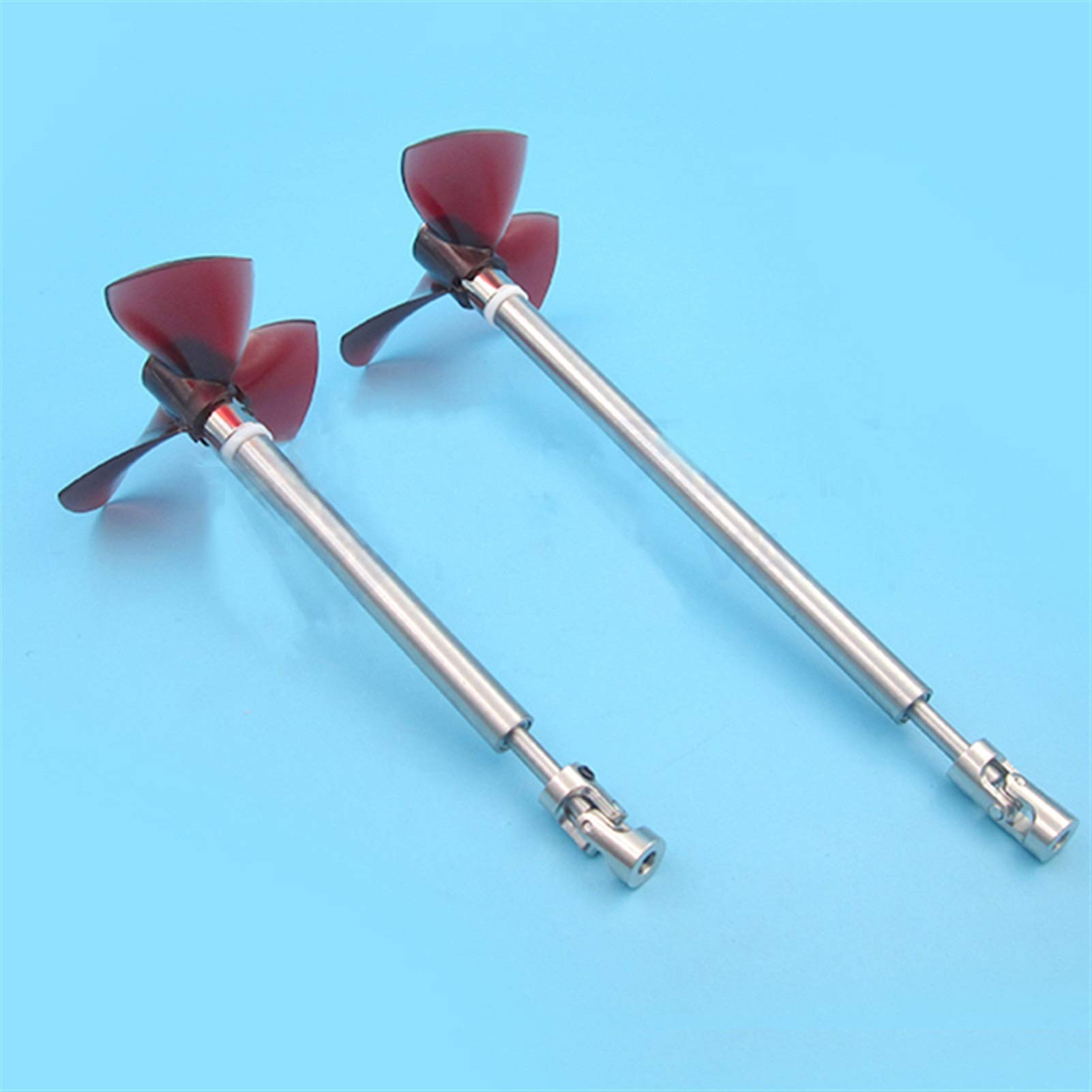 Wivplex 1 Paar 5 mm Antriebswellensatz Getriebewellenbaugruppe Welle + Buchse + Requisiten 80 mm Außendurchmesser Propeller CW CCW, for RCBoat-Teile Antriebswelle für Bootsmotoren(15x9cm for 8mm) von Wivplex