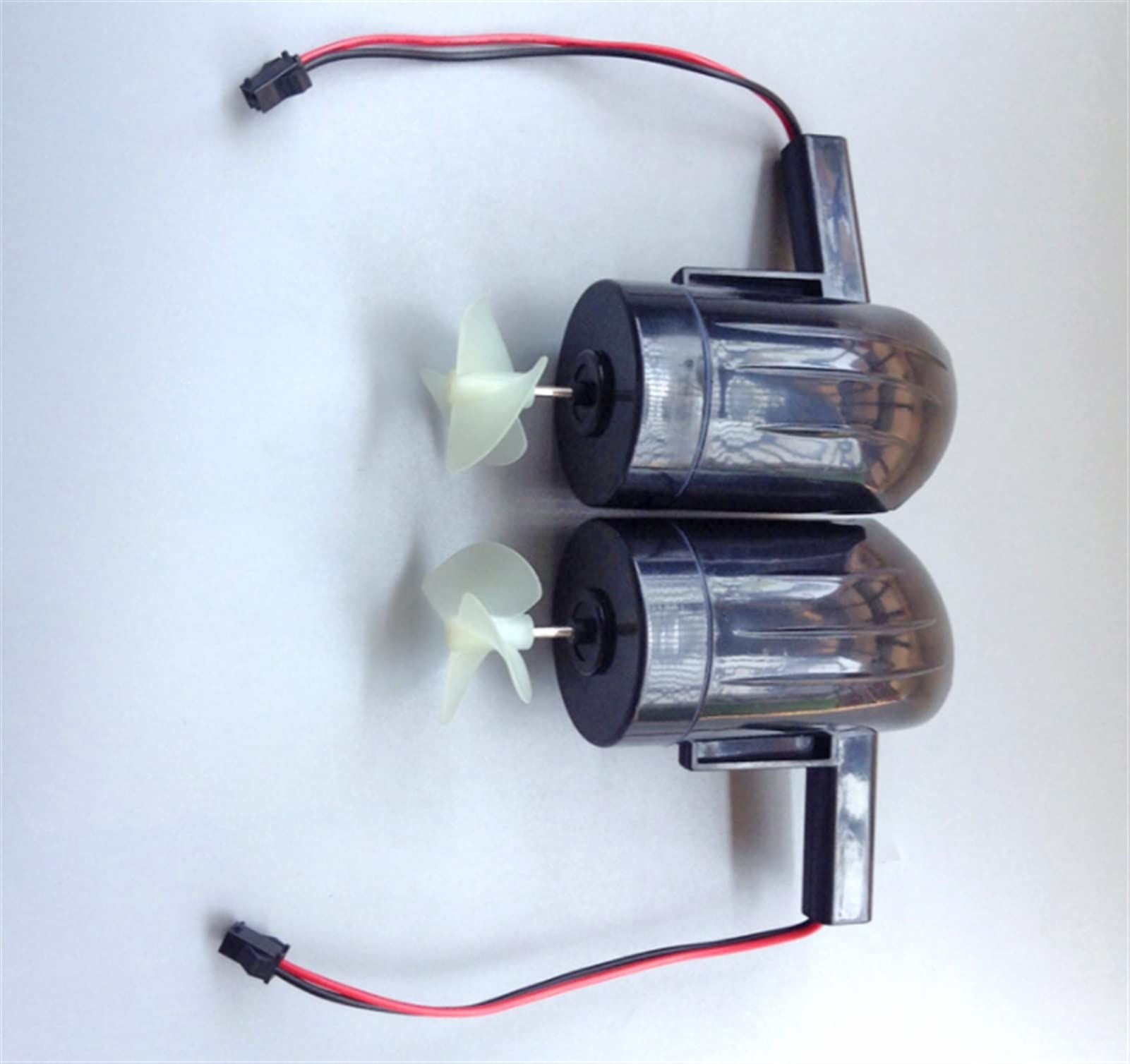 Wivplex 1 Stück 7,4 V Unterwasserstrahlruder 390 gebürsteter Motor Motorleistung Propulsor 36 mm 3-Blatt-Unterwasserpropeller, for RC-Angelköderboot Antriebswelle für Bootsmotoren(1pair) von Wivplex