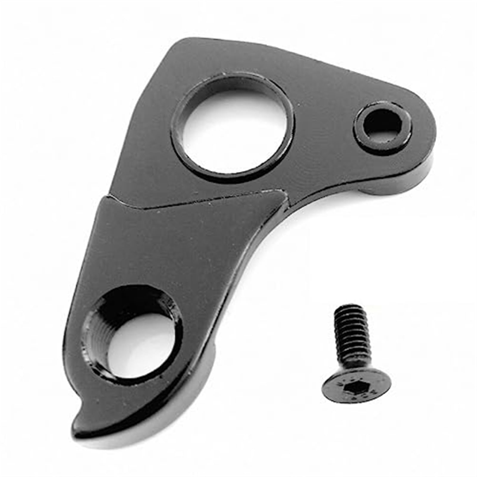 Wivplex 1 Stück Fahrradteile Mech Dropout, for Ghost, Lapierre, 0547 Xelius Sl Pulsium Disc Cyclo Cross Pro Race MTB Schaltwerk Rd Aufhänger Schaltauge(Black 1Pc Bicycle Hanger) von Wivplex