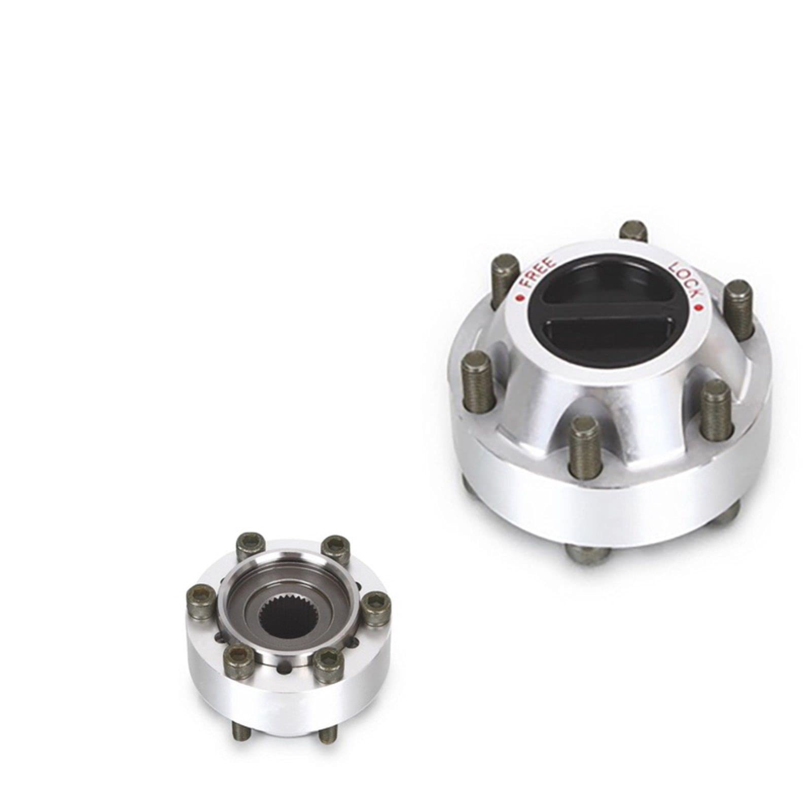 Wivplex 2 Pieces X, for NISSAN, Patrol Safari GQ GU 1990-up Manual Aluminum Alloy Free Wheel Locking Hubs B013 40250-01J01 4025001J01 Frei verriegelbare Radnabe von Wivplex