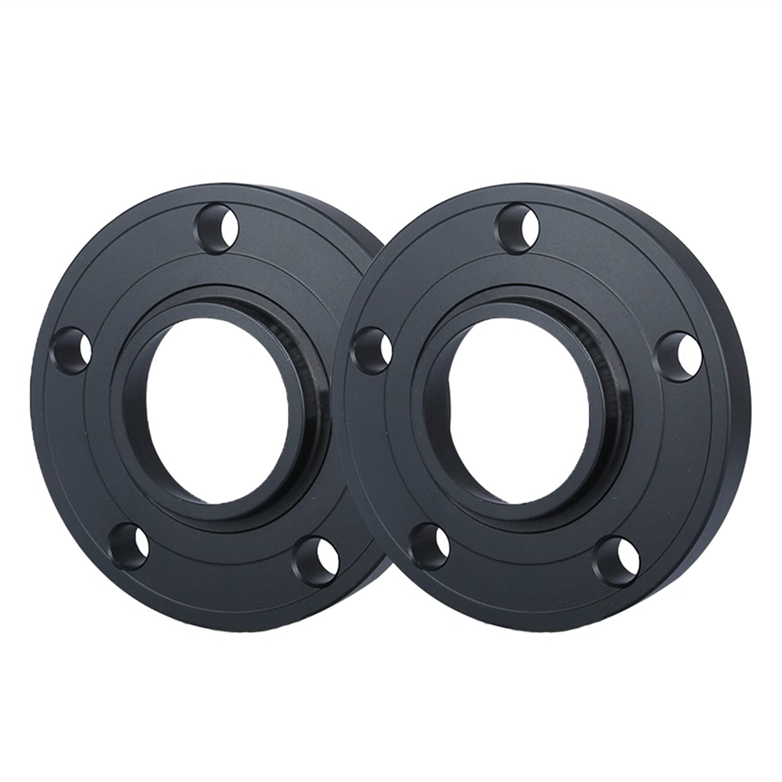 Wivplex 2 STÜCKE Felgenverbreiterung Radadapter Abstandshalter, for Benz, R5x112 CB 66,6mm geschmiedetes Aluminium Adapter für Spurverbreiterungen(15mm black) von Wivplex